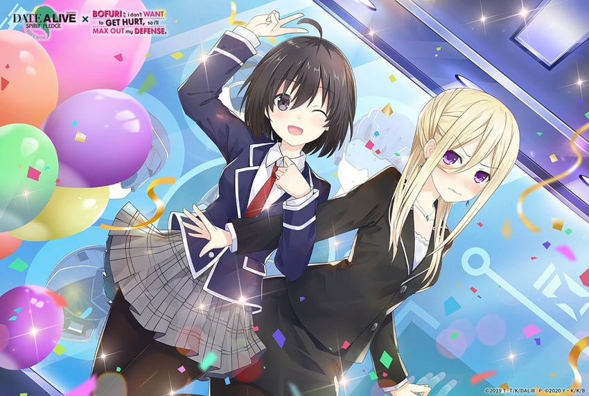 ellen mira mathers and honjou kaede (date a live and 2 more)