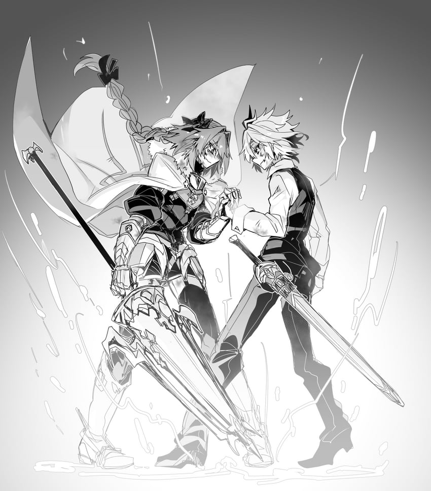 astolfo and sieg (fate and 1 more) drawn by haoro