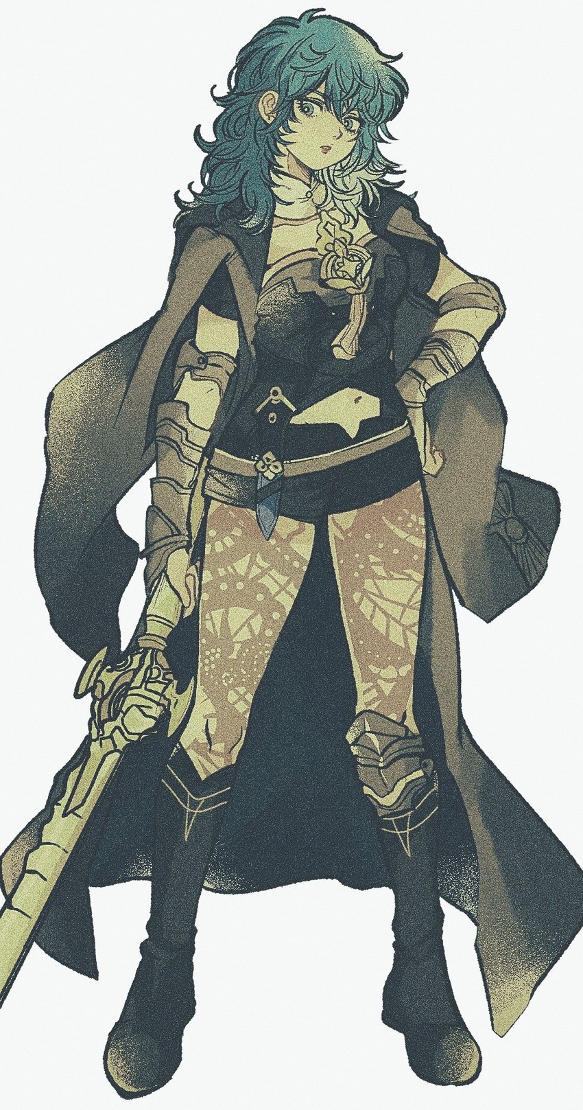 female byleth (fire emblem and 1 more) drawn by pikurusu