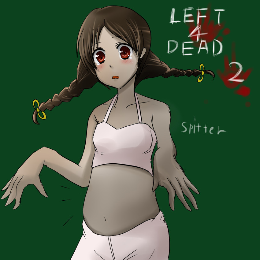 spitter (left 4 dead and 1 more) drawn by esupe