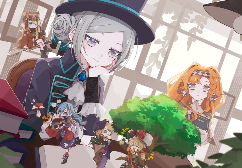 vertin, sonetto, 37, regulus, apple, and 3 more (reverse:1999) drawn by o_mgr6