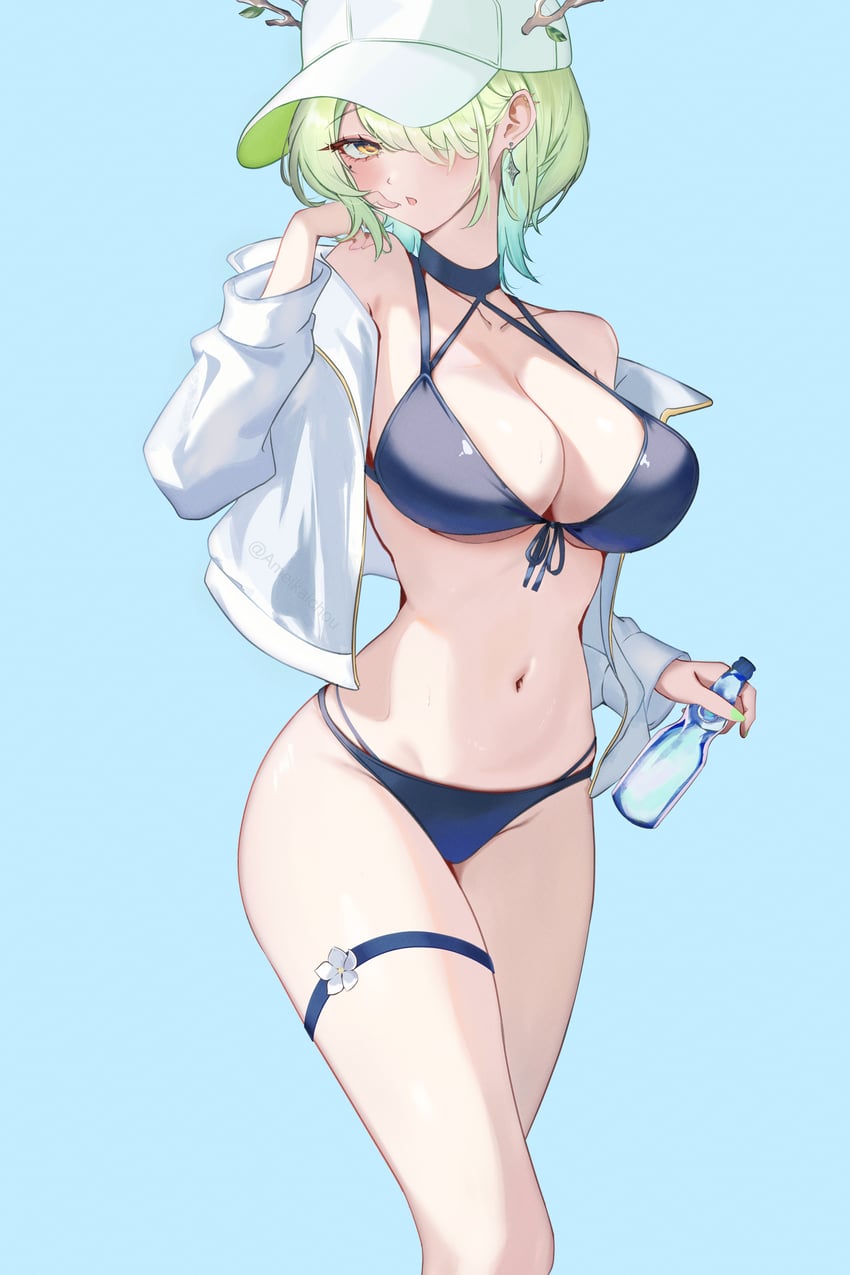 ceres fauna (hololive and 1 more) drawn by xsilentred
