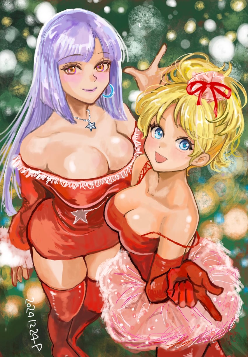roux louka and elle vianno (gundam and 1 more) drawn by okrdisk2000