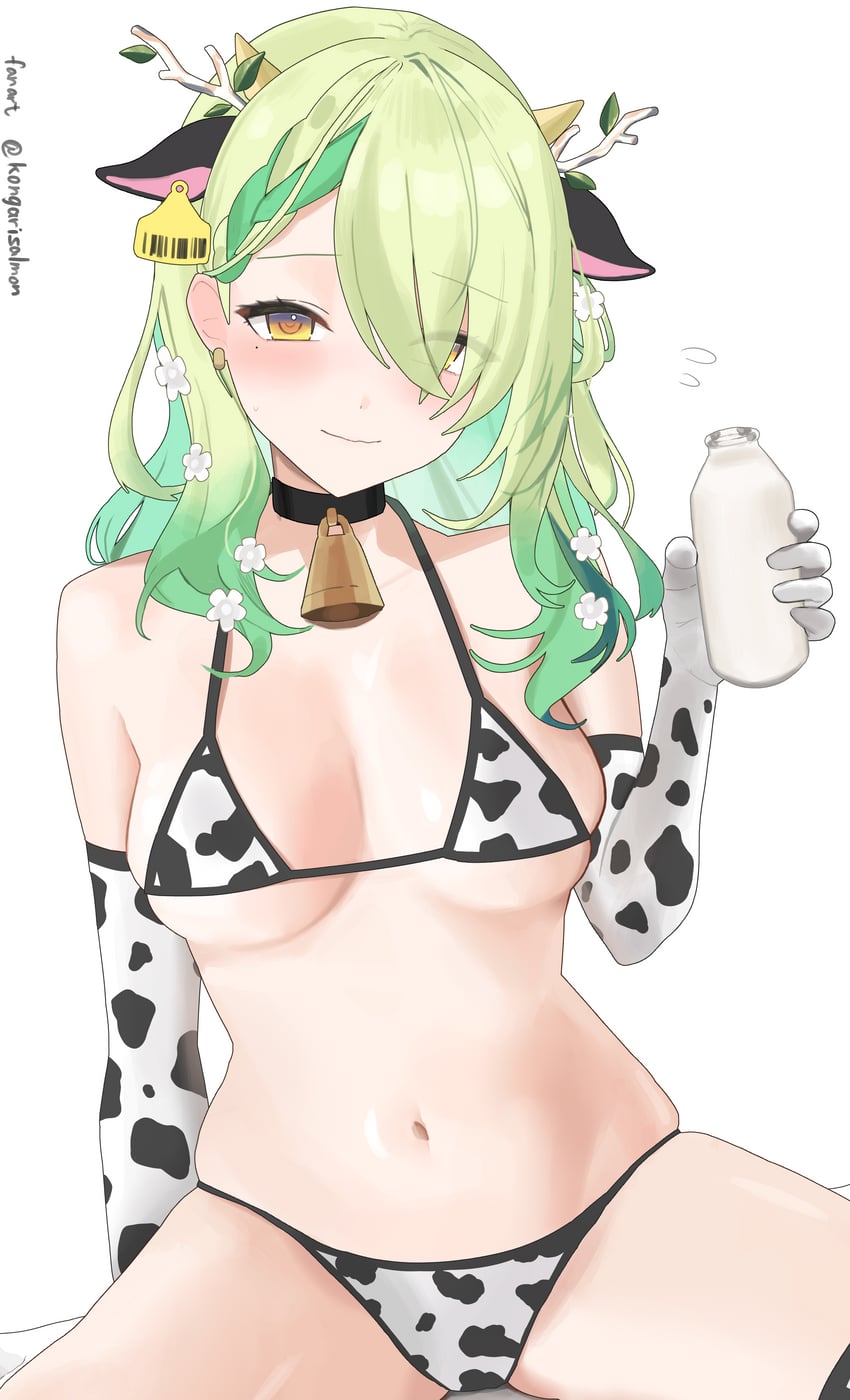 ceres fauna (hololive and 1 more) drawn by kongarisalmon