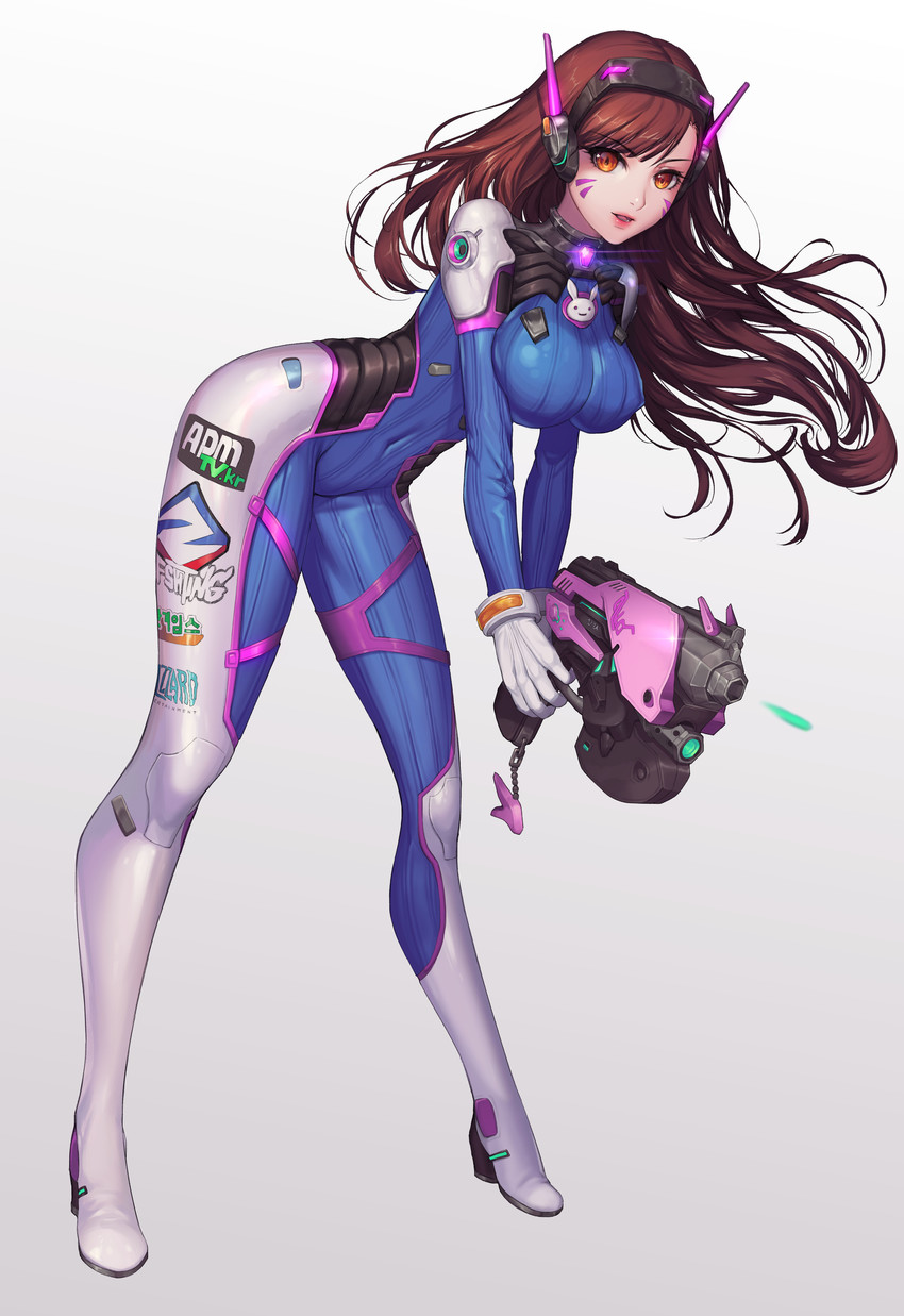 d.va (overwatch and 1 more) drawn by hayanpool