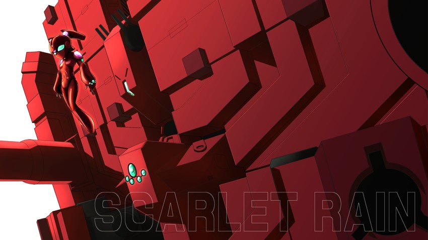 scarlet rain and immobile fortress (accel world) drawn by kirinnji