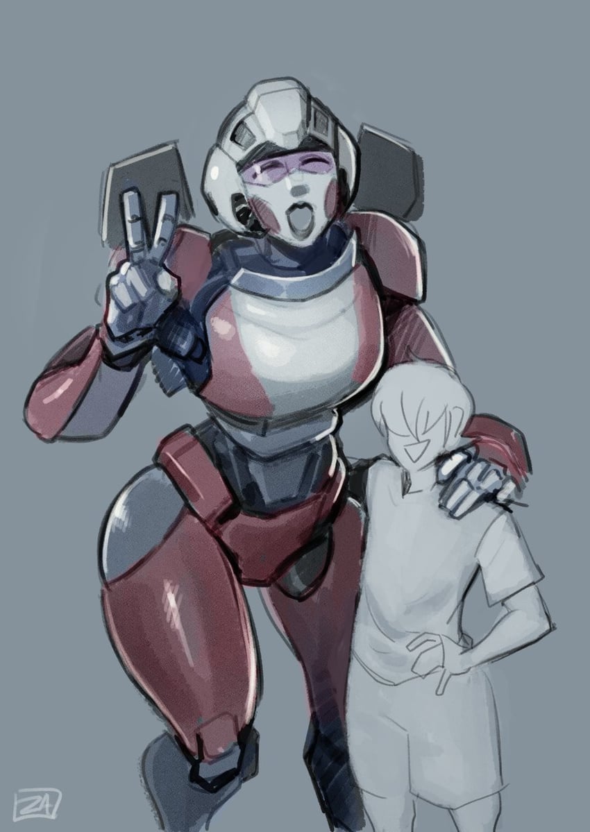 arcee (transformers and 1 more) drawn by zestysauce
