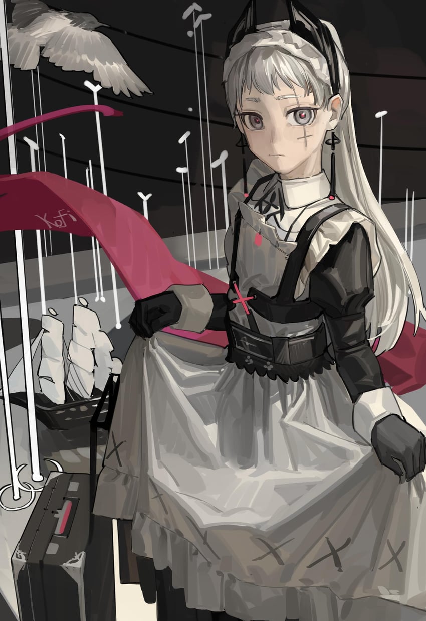 irene (arknights and 1 more) drawn by kofi-mo