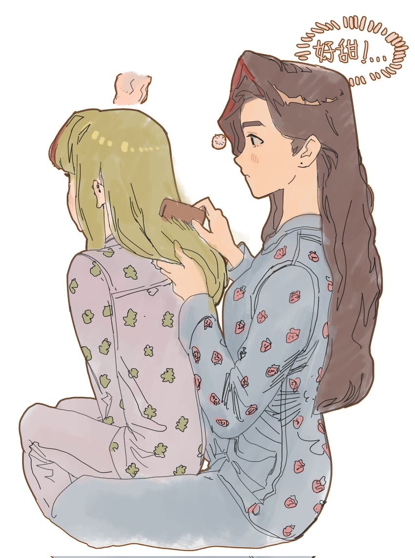 riley andersen and valentina ortiz (inside out and 1 more) drawn by qianyu_rainz