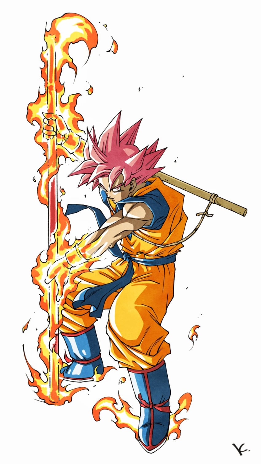 son goku (dragon ball and 1 more) drawn by kakeru_(dbskakeru)