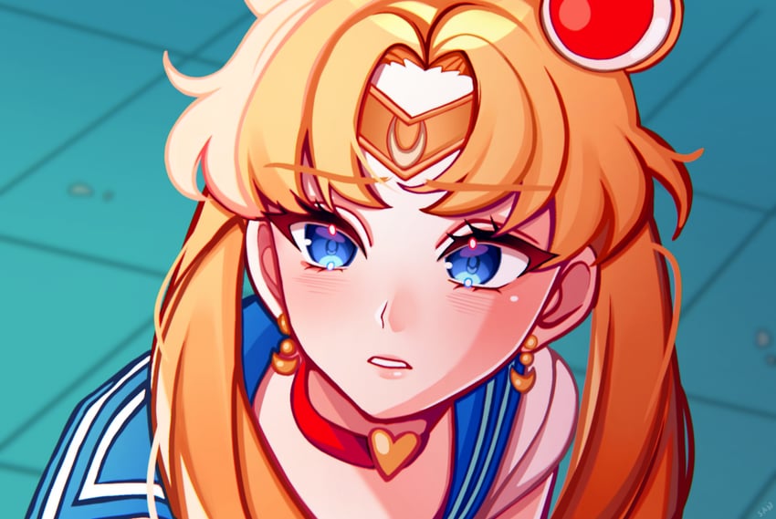 tsukino usagi and sailor moon (bishoujo senshi sailor moon) drawn by chiisaisan