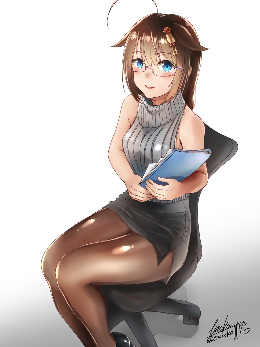 shigure and shigure kai ni (kantai collection) drawn by eureka_(eureka-0075)