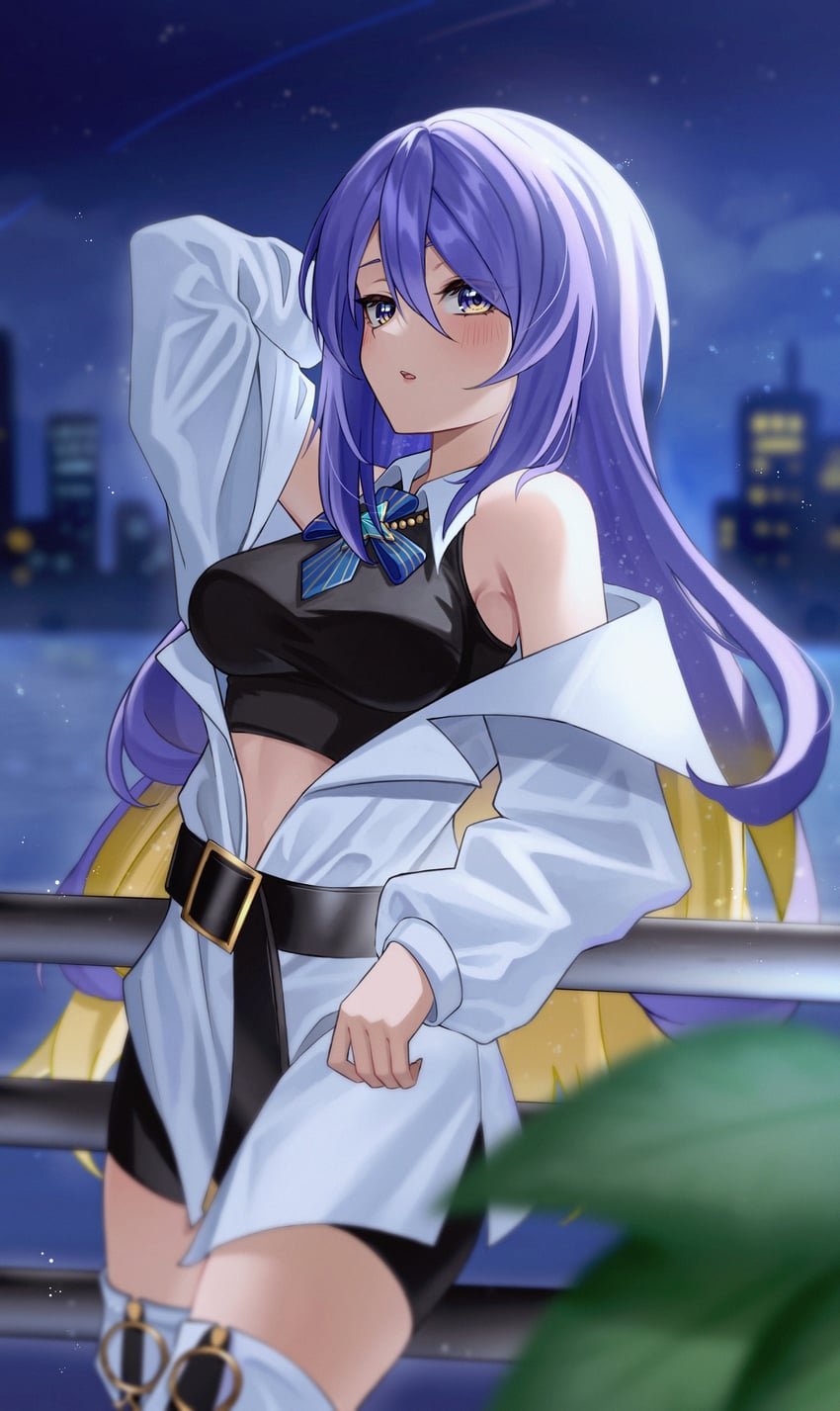 moona hoshinova (hololive and 1 more) drawn by niztix