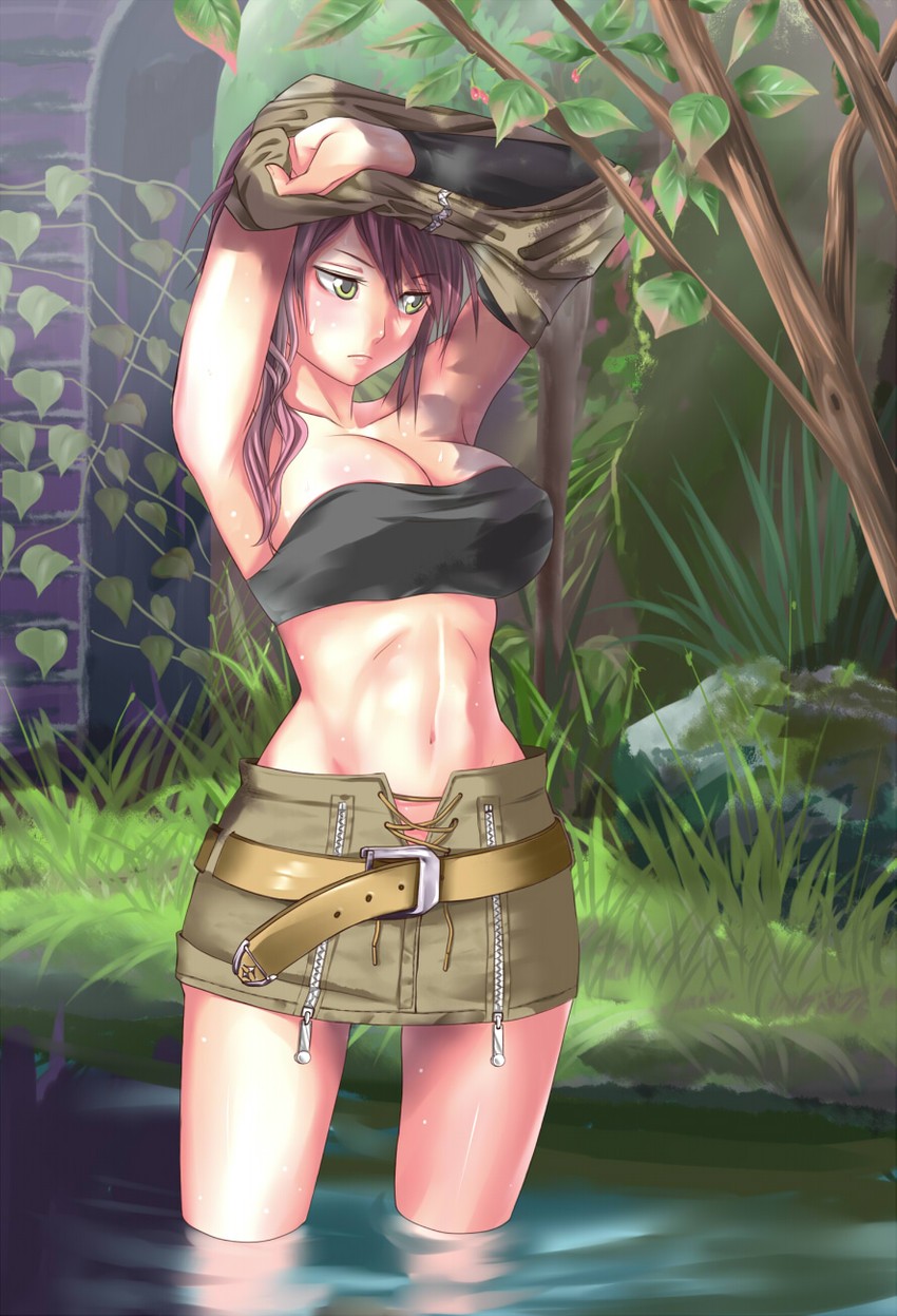 lightning farron (final fantasy and 1 more) drawn by giniro_no_yatsu