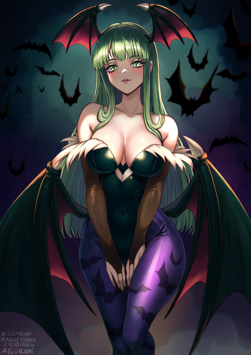 morrigan aensland (darkstalkers) drawn by agurami