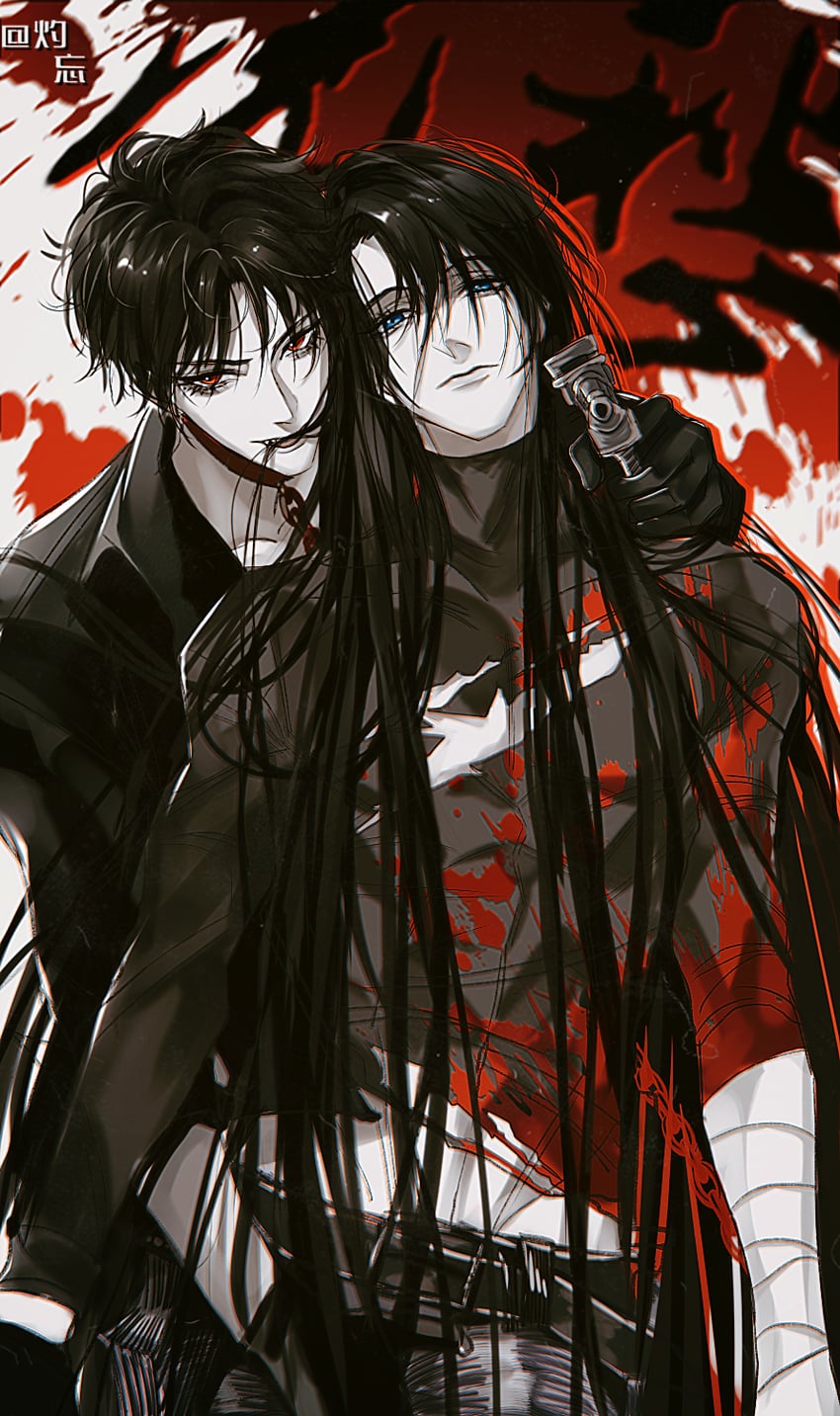 xuan ji and sheng lingyuan (lie huo jiao chou) drawn by zhuowang233