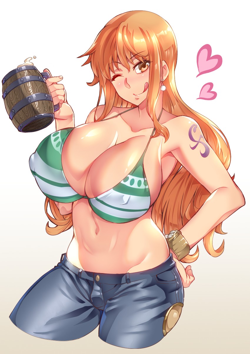 nami (one piece) drawn by hatoba_akane