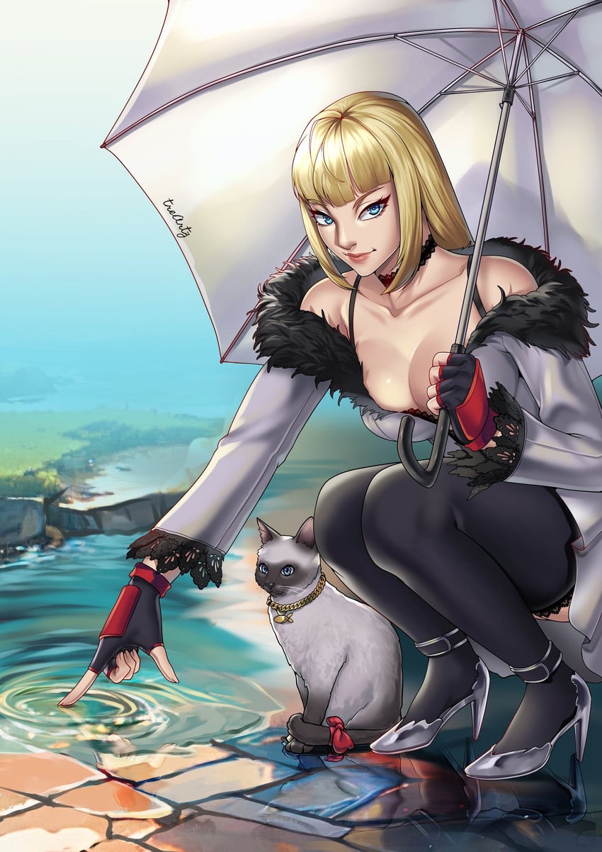 lili and salt (tekken and 1 more) drawn by tre_artz