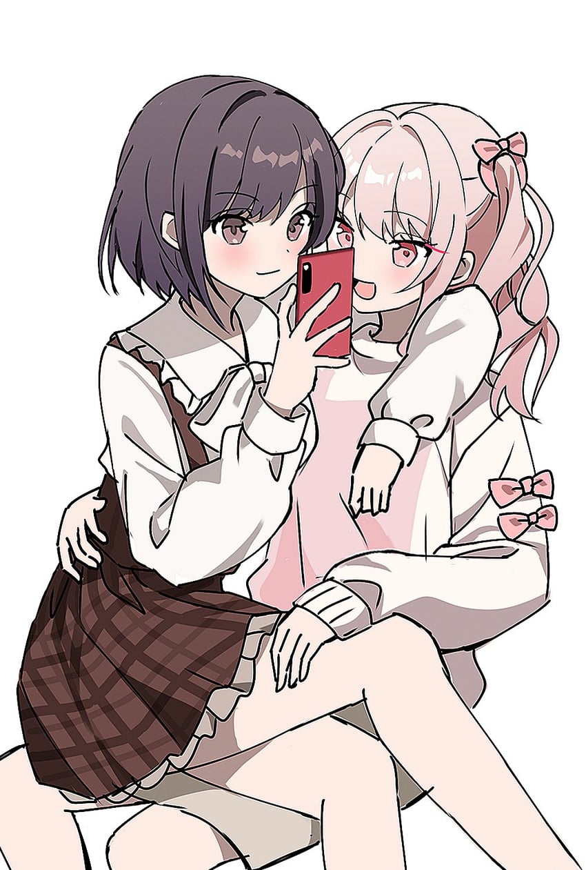 shinonome ena and akiyama mizuki (project sekai) drawn by gin_(gin937)