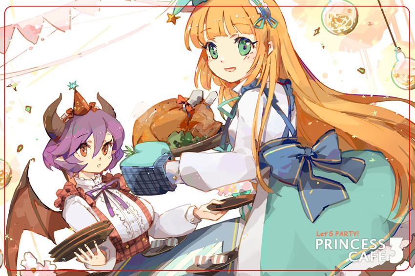 grea and anne (princess connect! and 2 more) drawn by mao_xiaozha_(rumiechen)