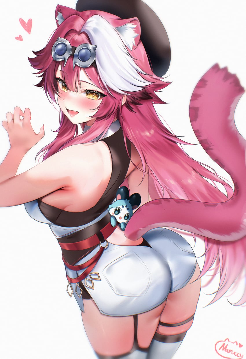 raora panthera and chattino (hololive and 1 more) drawn by maru_ccy