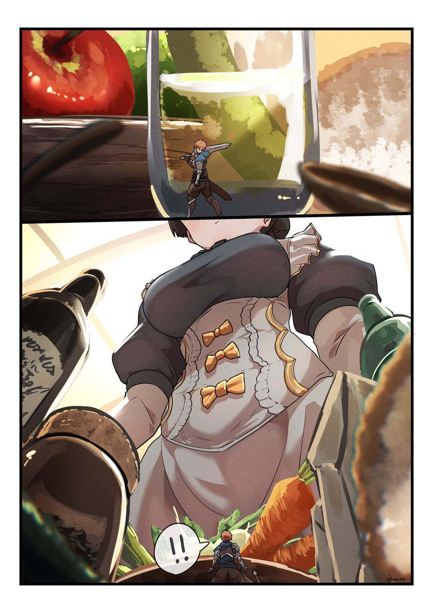 gran, fighter, and claudia (granblue fantasy) drawn by natsukaze_shigure