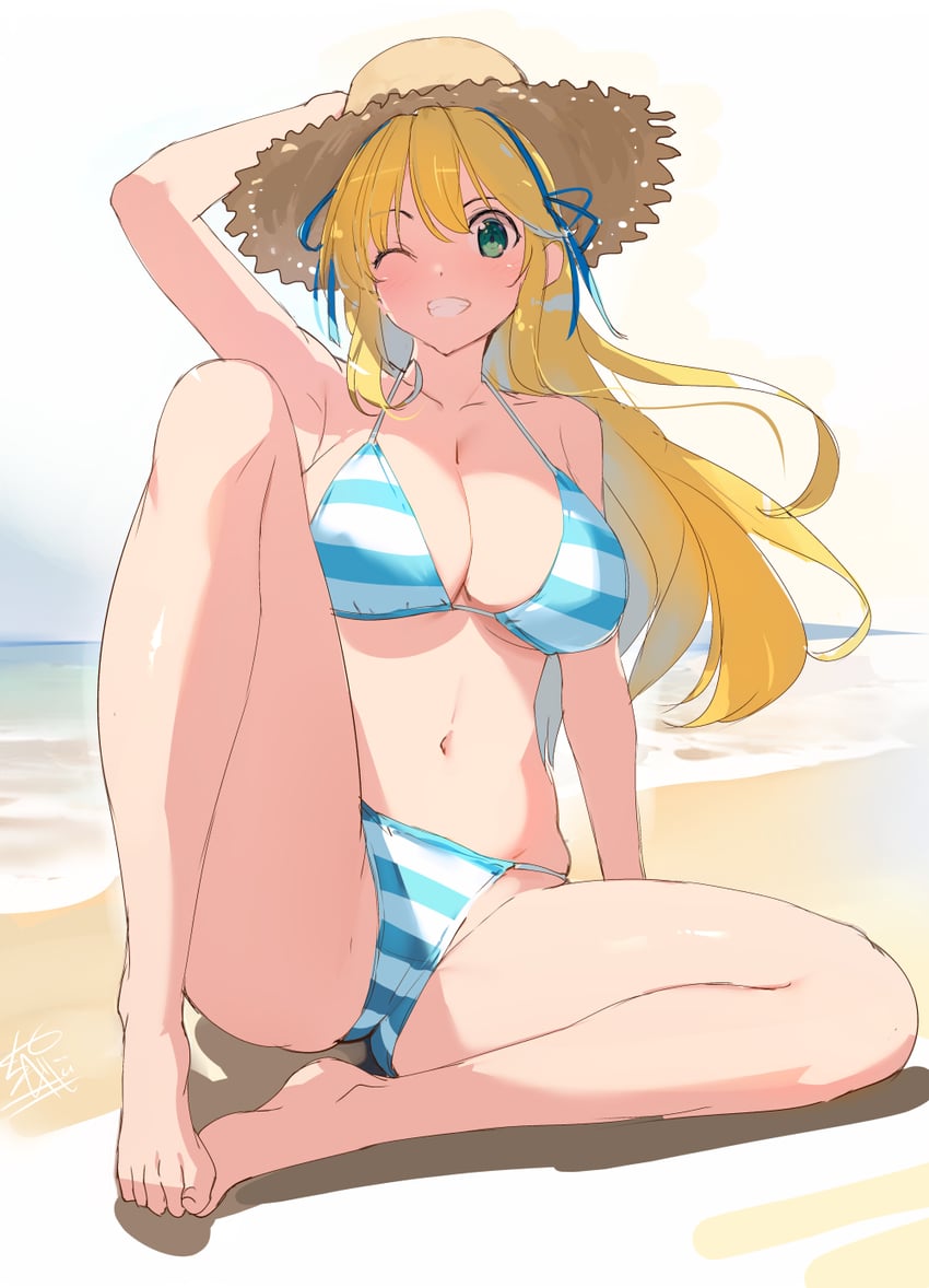 katsuragi (senran kagura and 2 more) drawn by yaegashi_nan