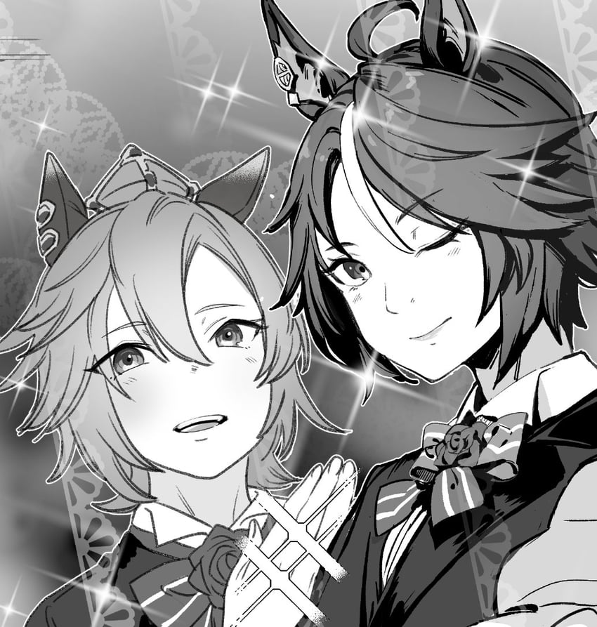t.m. opera o and fuji kiseki (umamusume) drawn by doushi_tatsu_to_dekkai_no