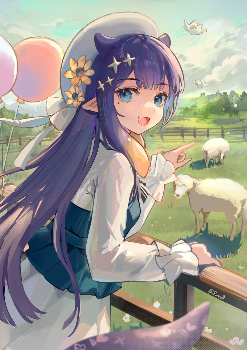 ninomae ina'nis (hololive and 1 more) drawn by rero_(bigdoorbig2)