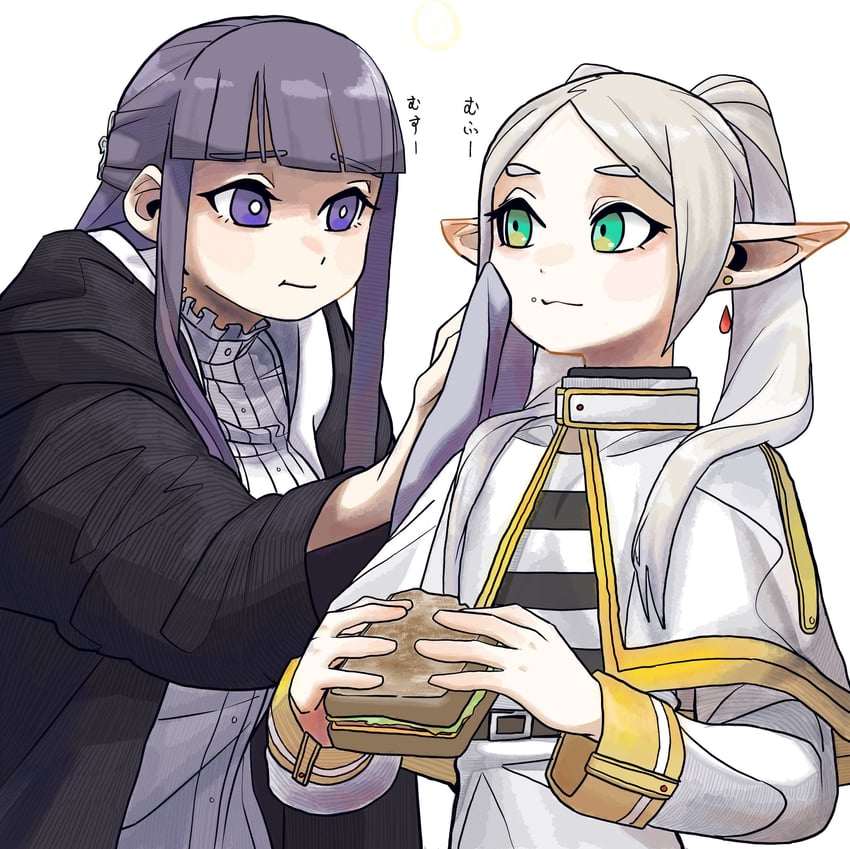 frieren and fern (sousou no frieren) drawn by bone_nigi