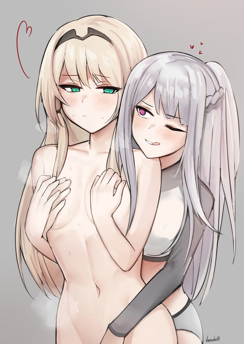 ak-12 and an-94 (girls' frontline) drawn by beruko14