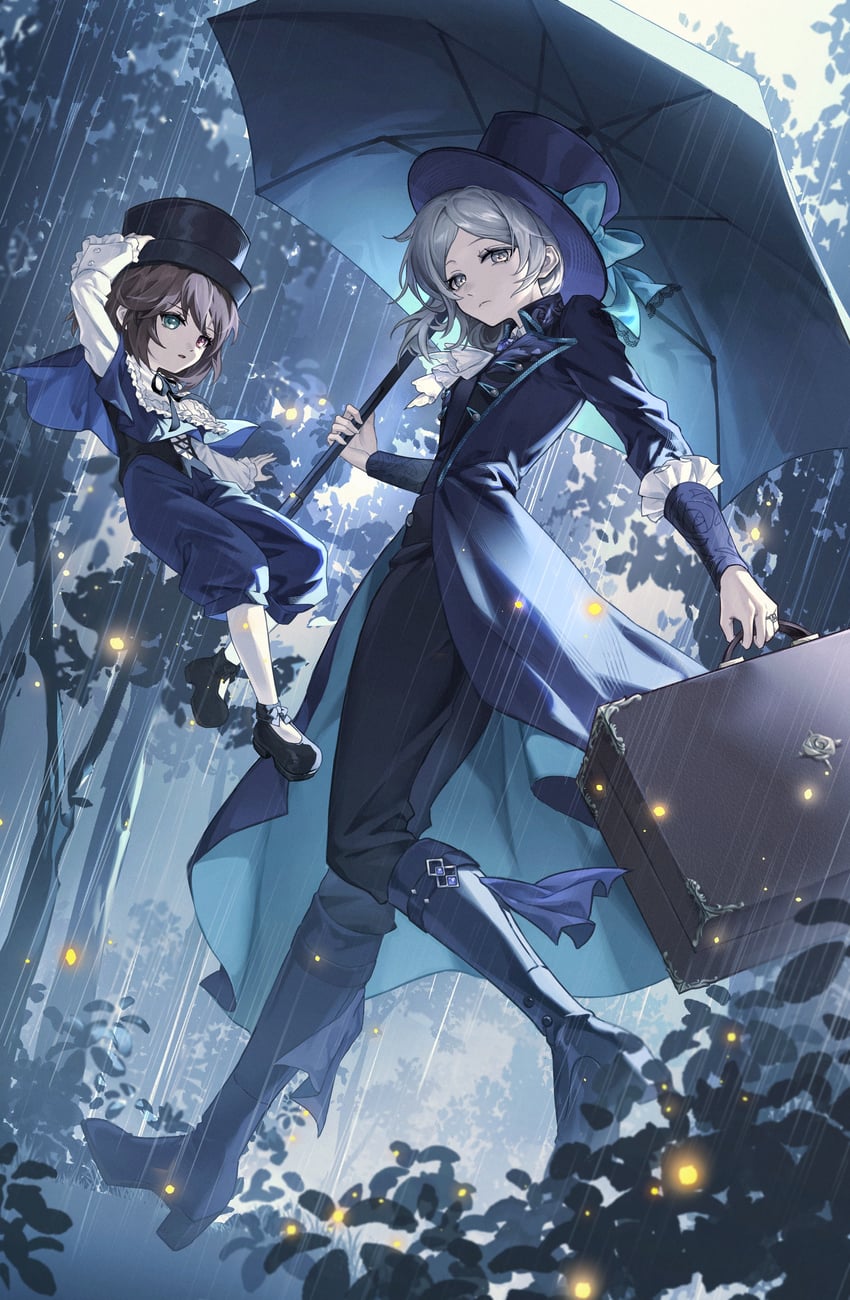 vertin and souseiseki (reverse:1999 and 1 more) drawn by fighting_yupao