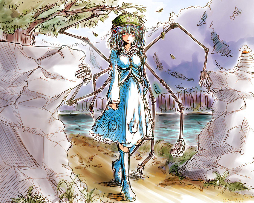 kawashiro nitori (touhou) drawn by daro