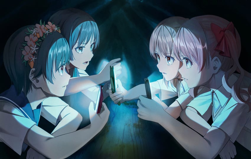 misaka mikoto, shirai kuroko, saten ruiko, and uiharu kazari (toaru majutsu no index and 1 more) drawn by pension_z