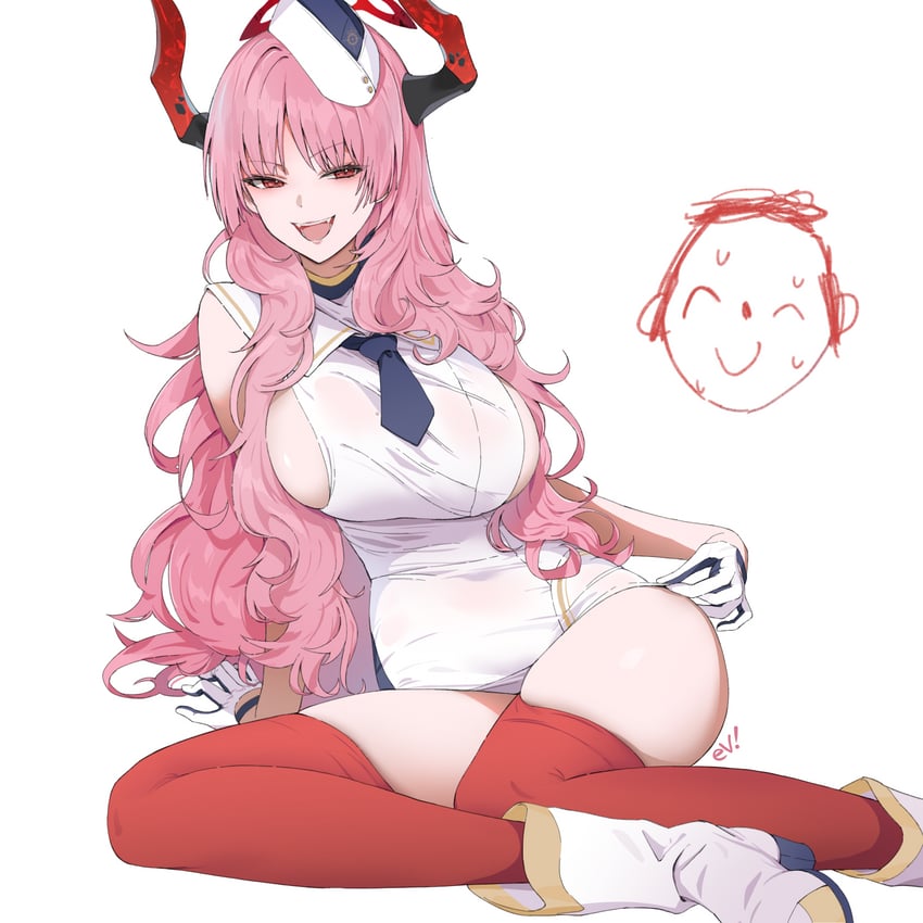 sensei, doodle sensei, and satsuki (blue archive) drawn by ev_(dai00888)