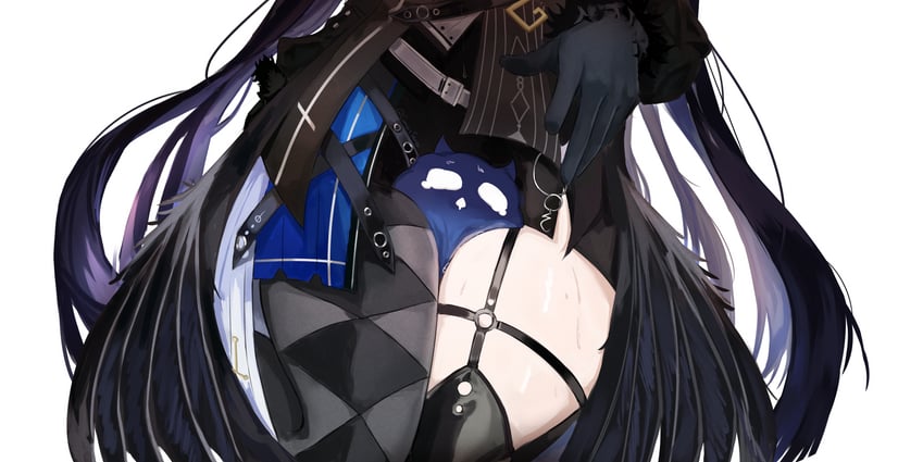 nerissa ravencroft and jailbird (hololive and 1 more) drawn by canvas_sensei