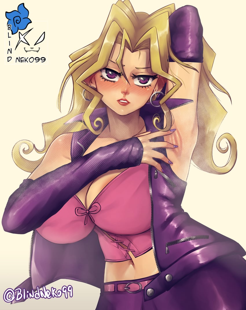kujaku mai (yu-gi-oh! and 1 more) drawn by blindhunter99