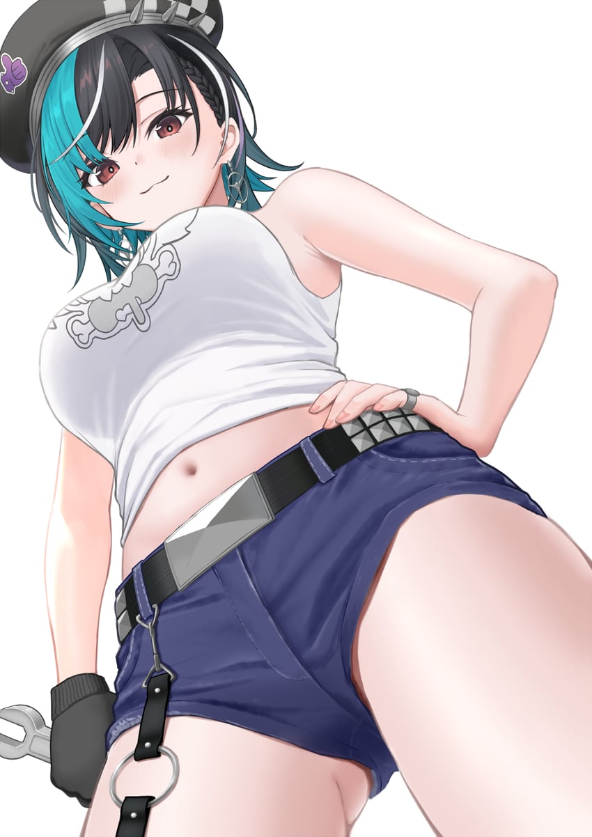 rindo chihaya (hololive and 1 more) drawn by emyu_b
