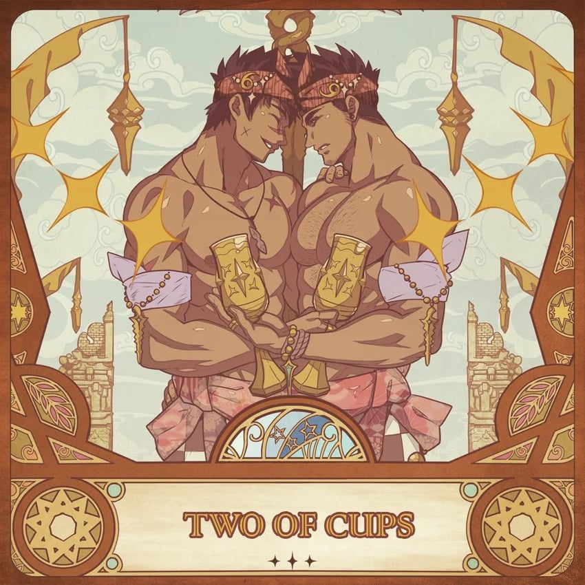 oki ardana and okan ardana (full service) drawn by mazjojo