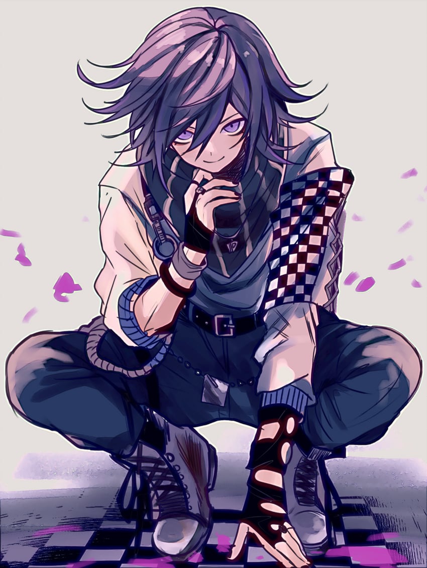 oma kokichi (danganronpa and 1 more) drawn by urami0310