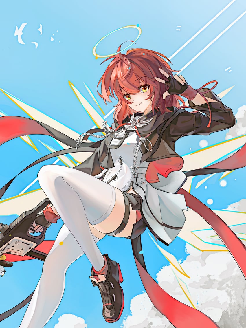 exusiai and exusiai the new covenant (arknights) drawn by ying_wei_jin_inexistenec