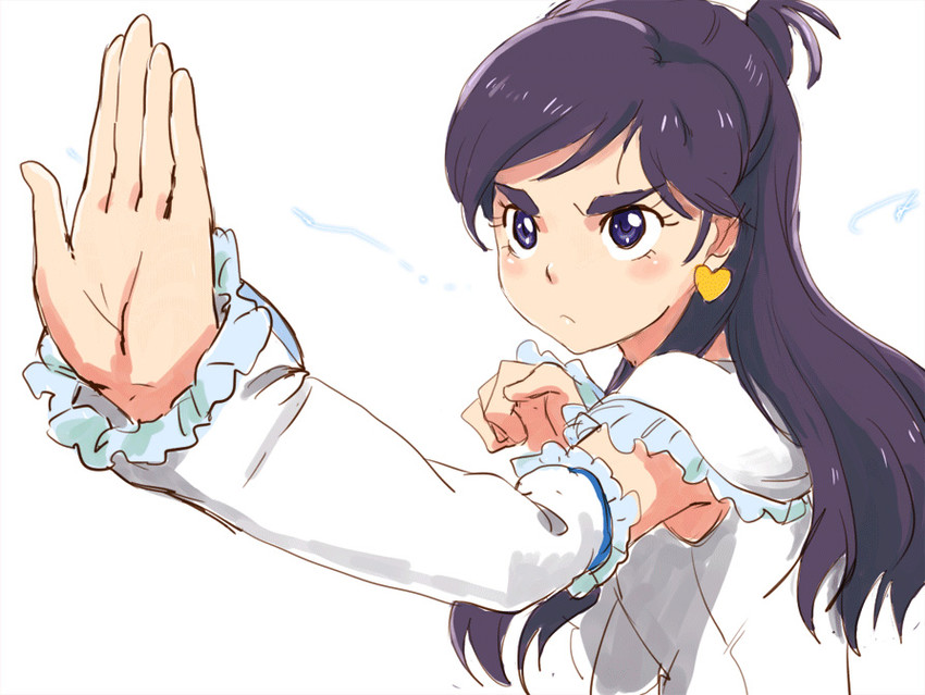 yukishiro honoka and cure white (precure and 2 more) drawn by azuma_yukihiko
