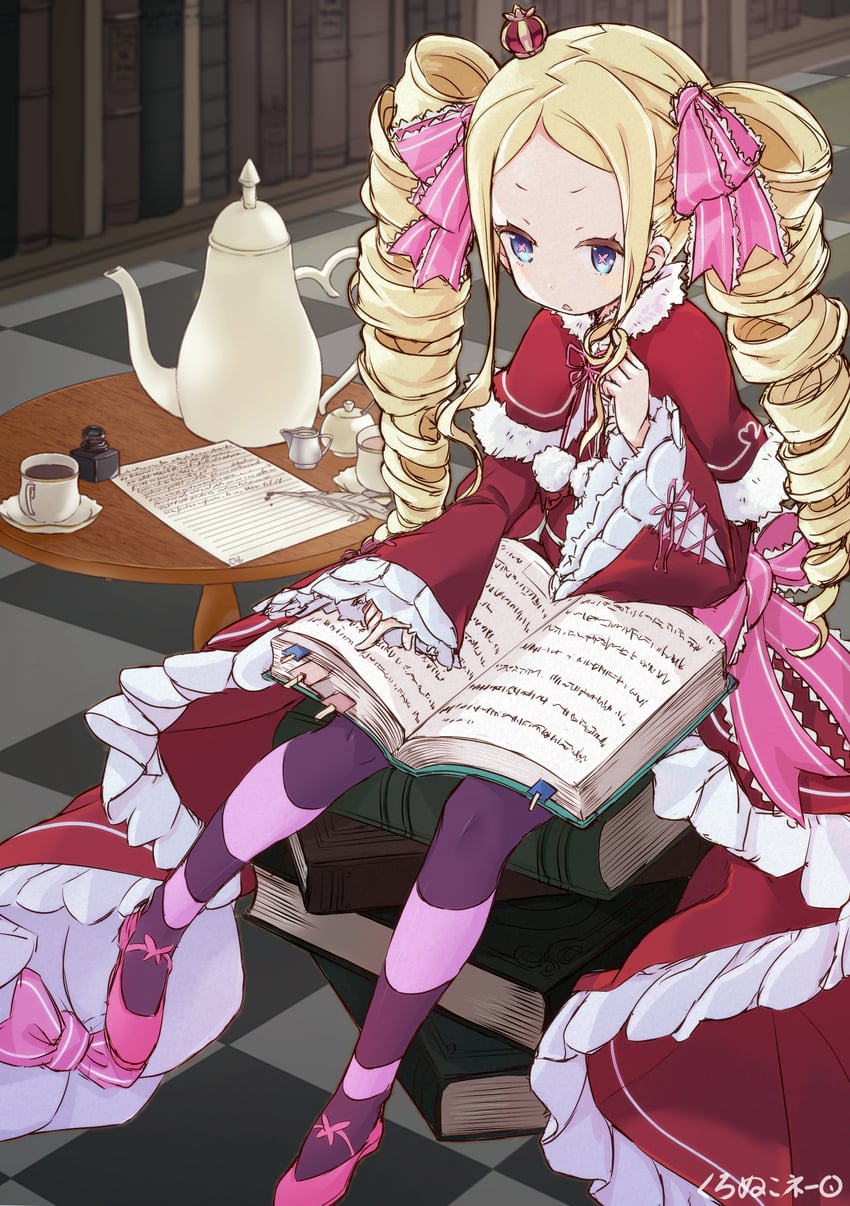 beatrice (re:zero kara hajimeru isekai seikatsu) drawn by kuronuko_neero