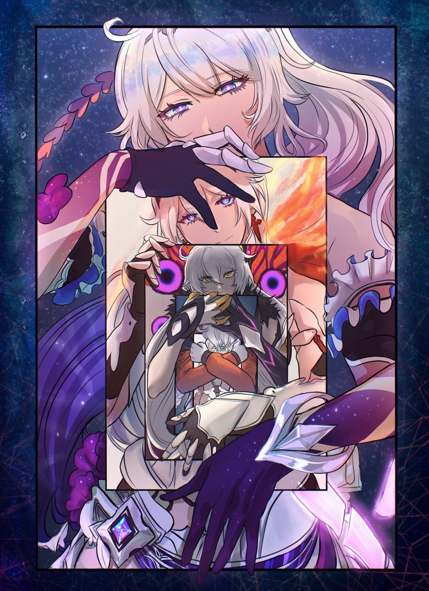 kiana kaslana (honkai and 2 more) drawn by farcicalhelix