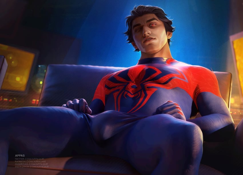 miguel o'hara (marvel and 3 more) drawn by appas