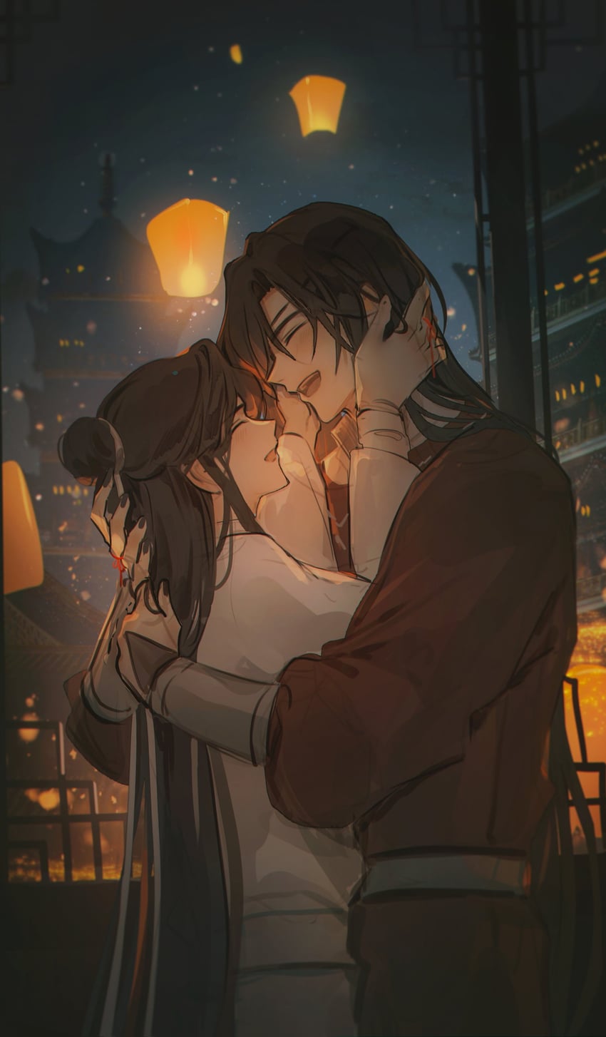 xie lian and hua cheng (tianguan cifu) drawn by young57440489