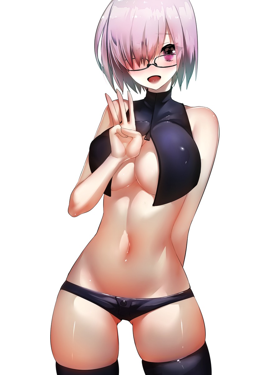 mash kyrielight (fate and 1 more) drawn by rahato