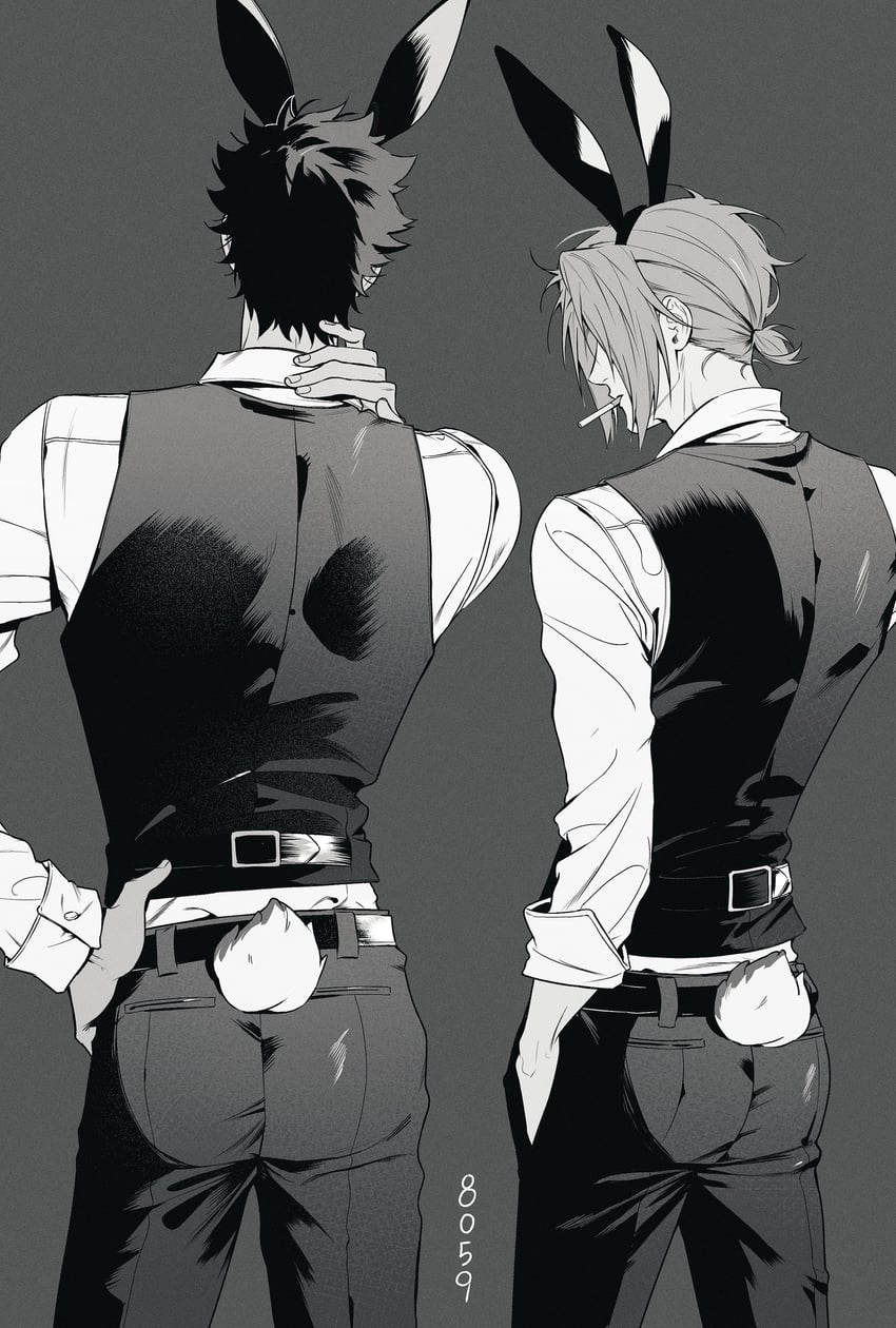 gokudera hayato and yamamoto takeshi (katekyo hitman reborn!) drawn by cheolsu_o