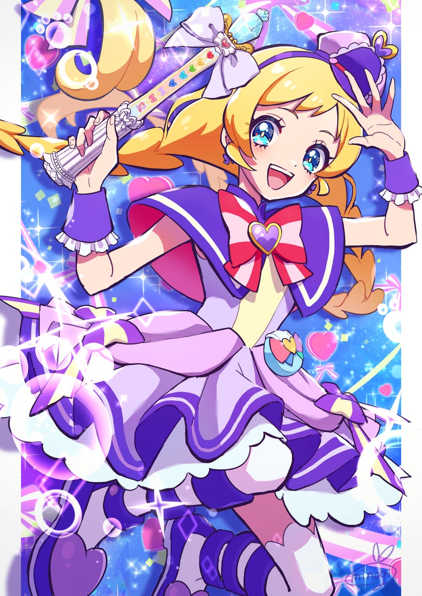 inukai iroha and cure friendy (precure and 1 more) drawn by minogi1029