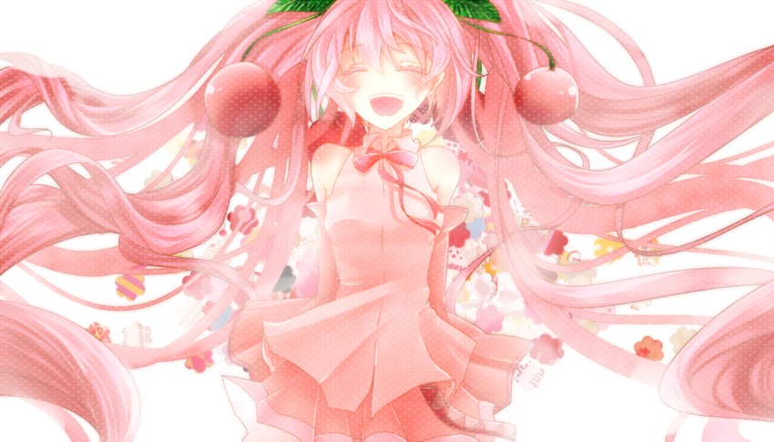 hatsune miku and sakura miku (vocaloid) drawn by kurage_(youmaycry)